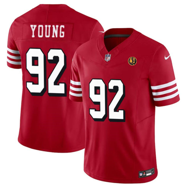 San Francisco 49Ers #92 Chase Young New Red 2023 FUSE With John Madden Jersey