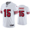San Francisco 49Ers #15 Jauan Jennings Nike White Retro 1994 75Th Jersey