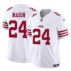 San Francisco 49Ers #24 Jordan Mason White 2023 FUSE Stitched Football Jersey