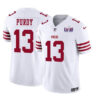 San Francisco 49Ers #13 Brock Purdy White FUSE Super Bowl LVIII Patch Vapor Jersey Jersey