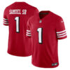 San Francisco 49Ers #1 Deebo Samuel Sr Alternate Vapor FUSE Limited Jersey – Scarlet