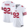 San Francisco 49Ers #92 Chase Young White 2023 FUSE Stitched Football Jersey