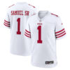 San Francisco 49Ers #1 Deebo Samuel Sr Game Player Jersey – White