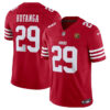 San Francisco 49Ers #29 Talanoa Hufanga Red 2023 FUSE With John Madden Jersey