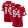 San Francisco 49Ers #84 Chris Conley Game Jersey – Scarlet