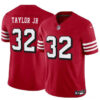 San Francisco 49Ers #32 Patrick Taylor Jr New Red 2024 FUSE Vapor Untouchable Jersey
