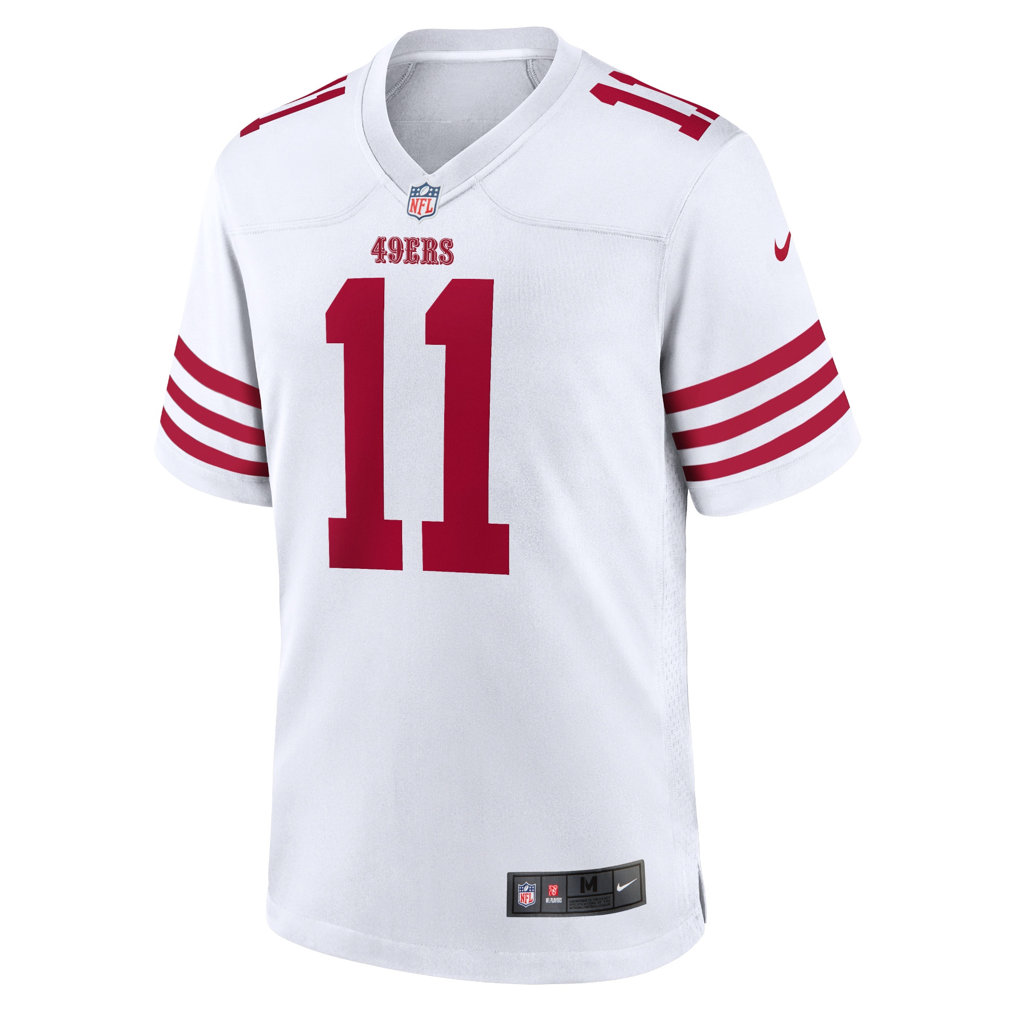 Brandon Aiyuk San Francisco 49Ers Nike Player Game Jersey White - Image 2