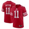 Brandon Aiyuk San Francisco 49Ers Nike Team Player Game Jersey Scarlet