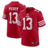 Brock Purdy San Francisco 49Ers Nike Game Player Jersey Scarlet