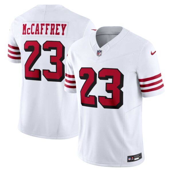 Christian Mccaffrey San Francisco 49Ers Nike Vapor FUSE Limited 2Nd Alternate Jersey White