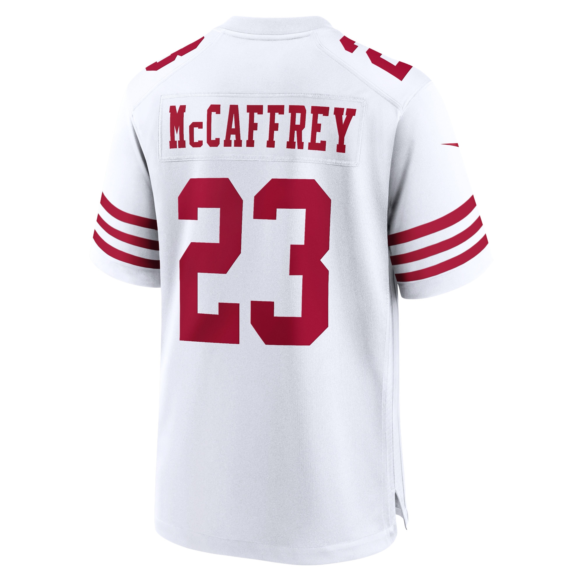 Christian Mccaffrey San Francisco 49Ers Nike Game Player Jersey White - Image 3
