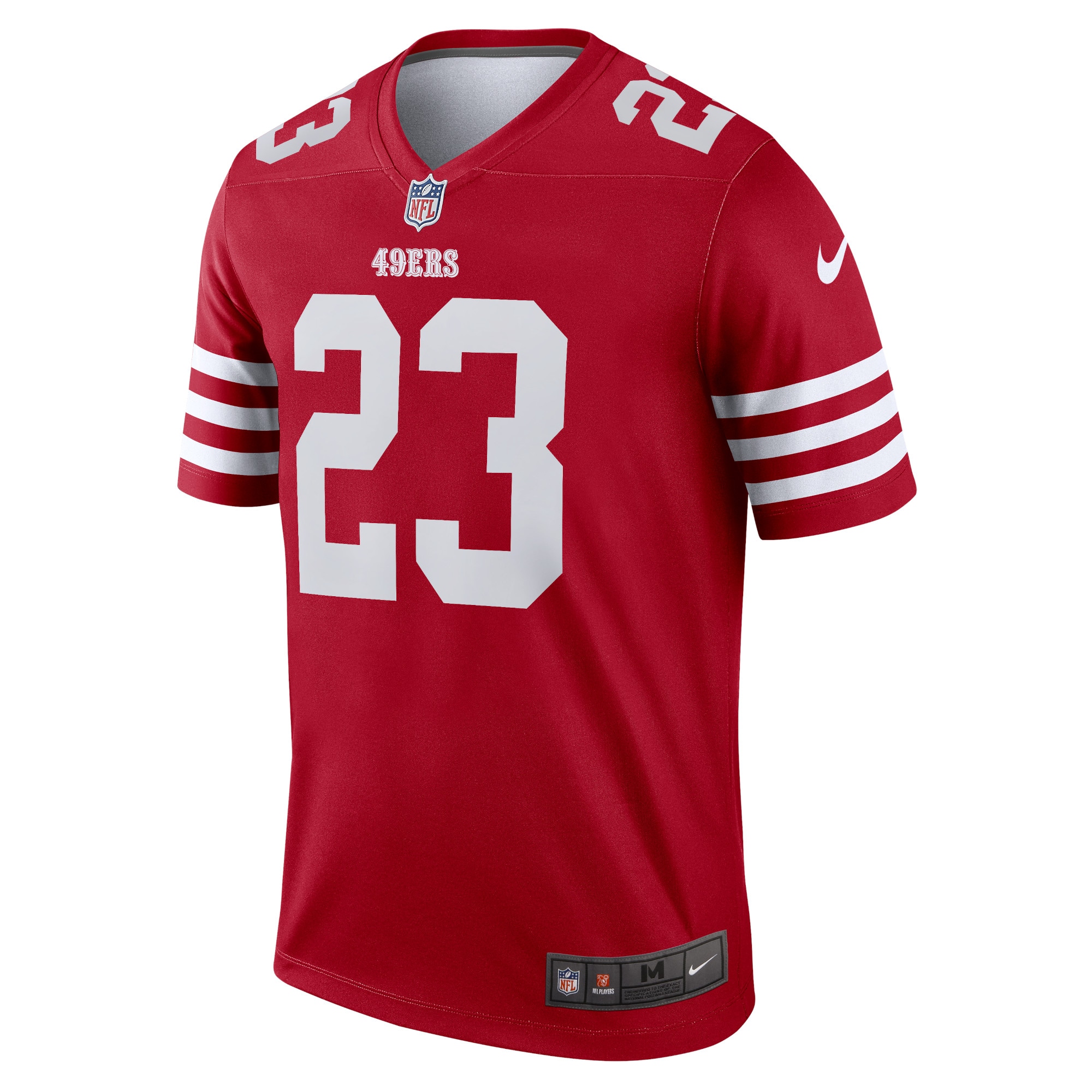 Christian Mccaffrey San Francisco 49Ers Nike Team Legend Player Performance Top Scarlet - Image 2