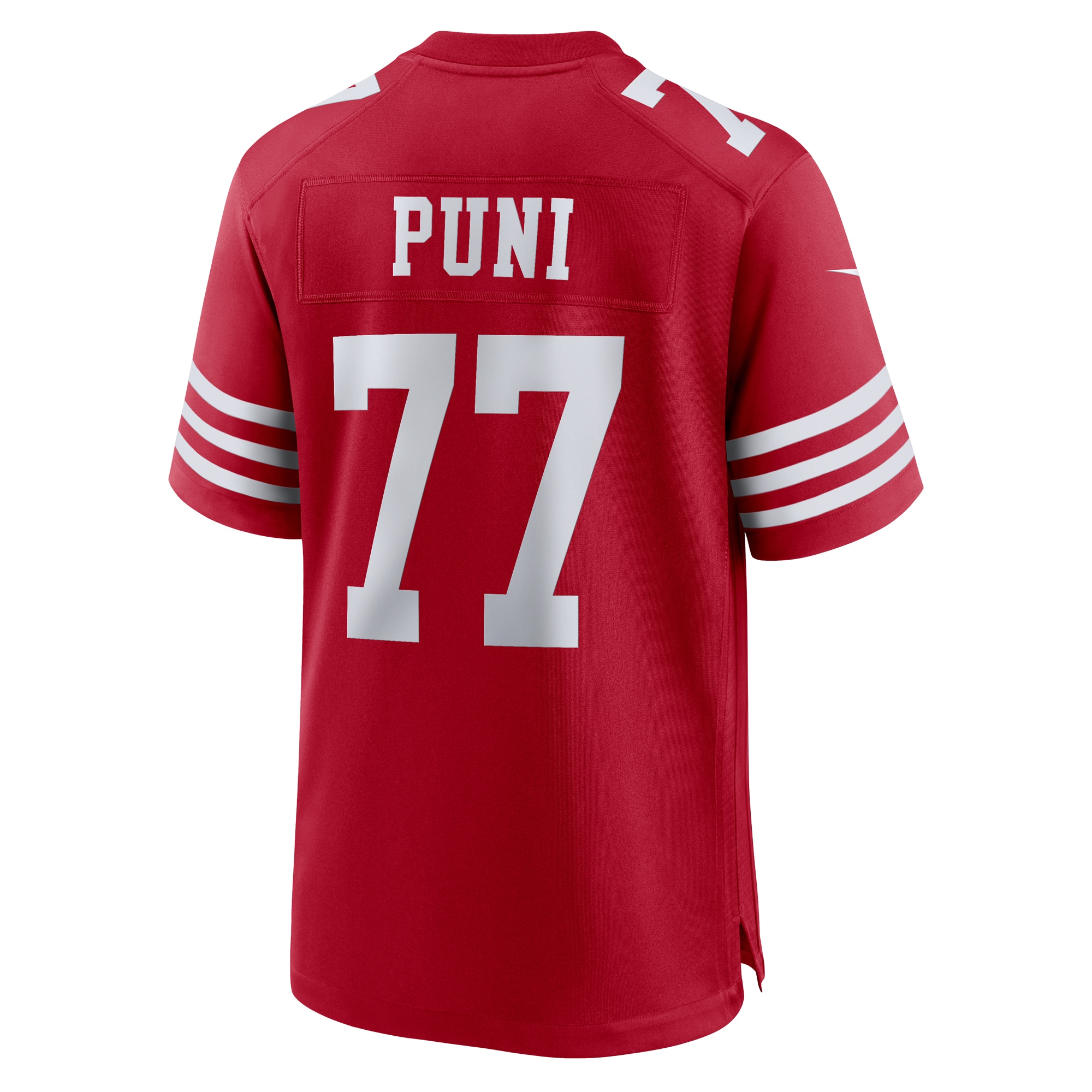 Dominick Puni San Francisco 49Ers Nike Team Game Jersey Scarlet - Image 3