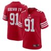 Earnest Brown IV San Francisco 49Ers Nike Team Game Jersey Scarlet