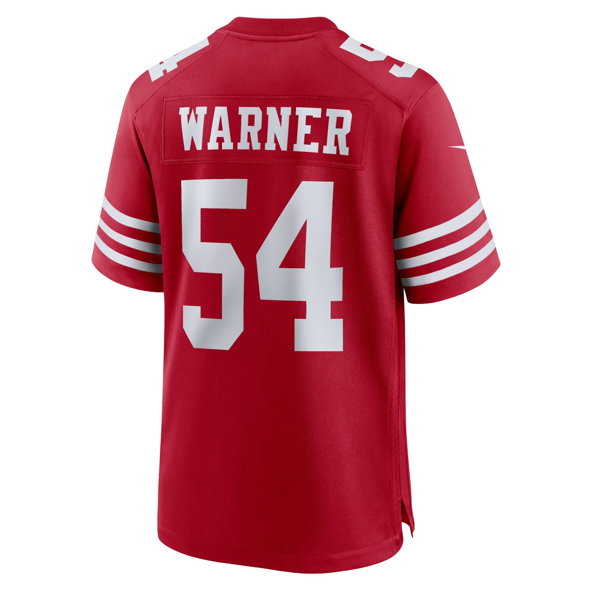 Fred Warner San Francisco 49Ers Nike Womens Team Game Player Jersey Scarlet - Image 3