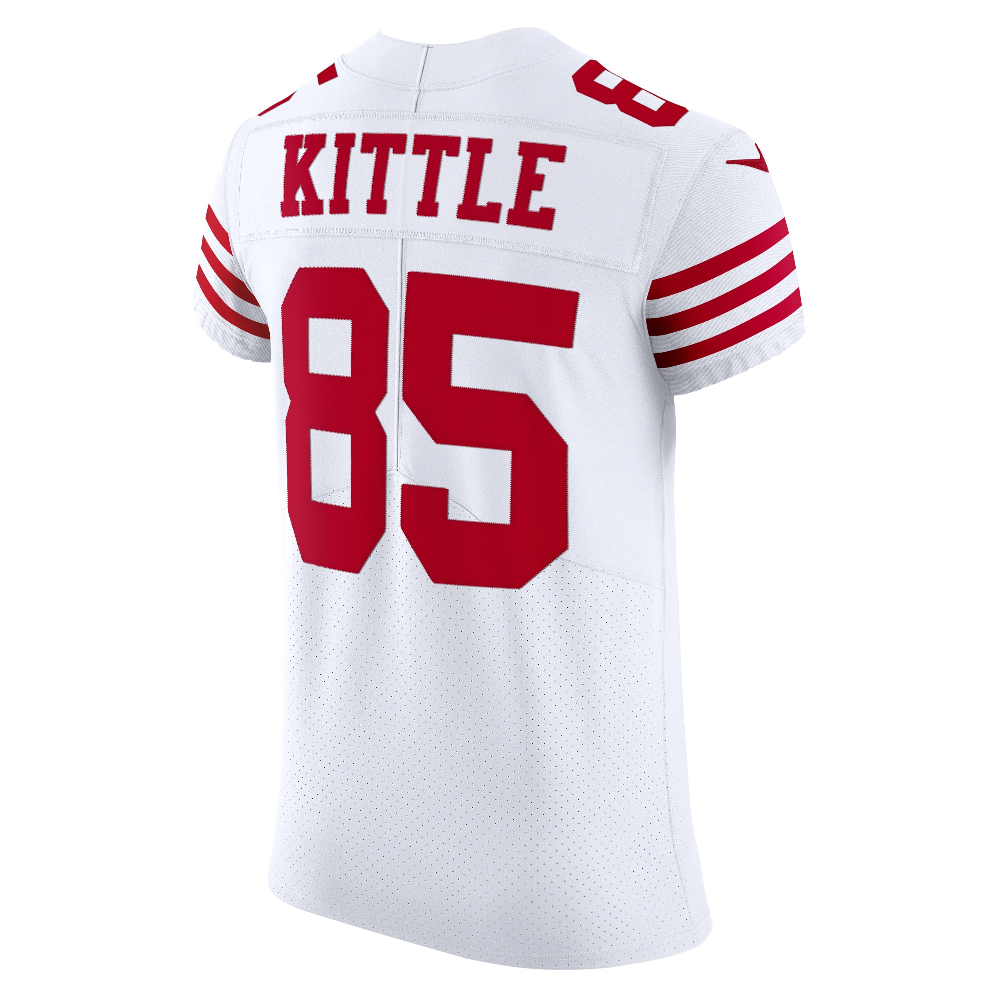 George Kittle San Francisco 49Ers Nike Vapor Elite Jersey White - Image 3