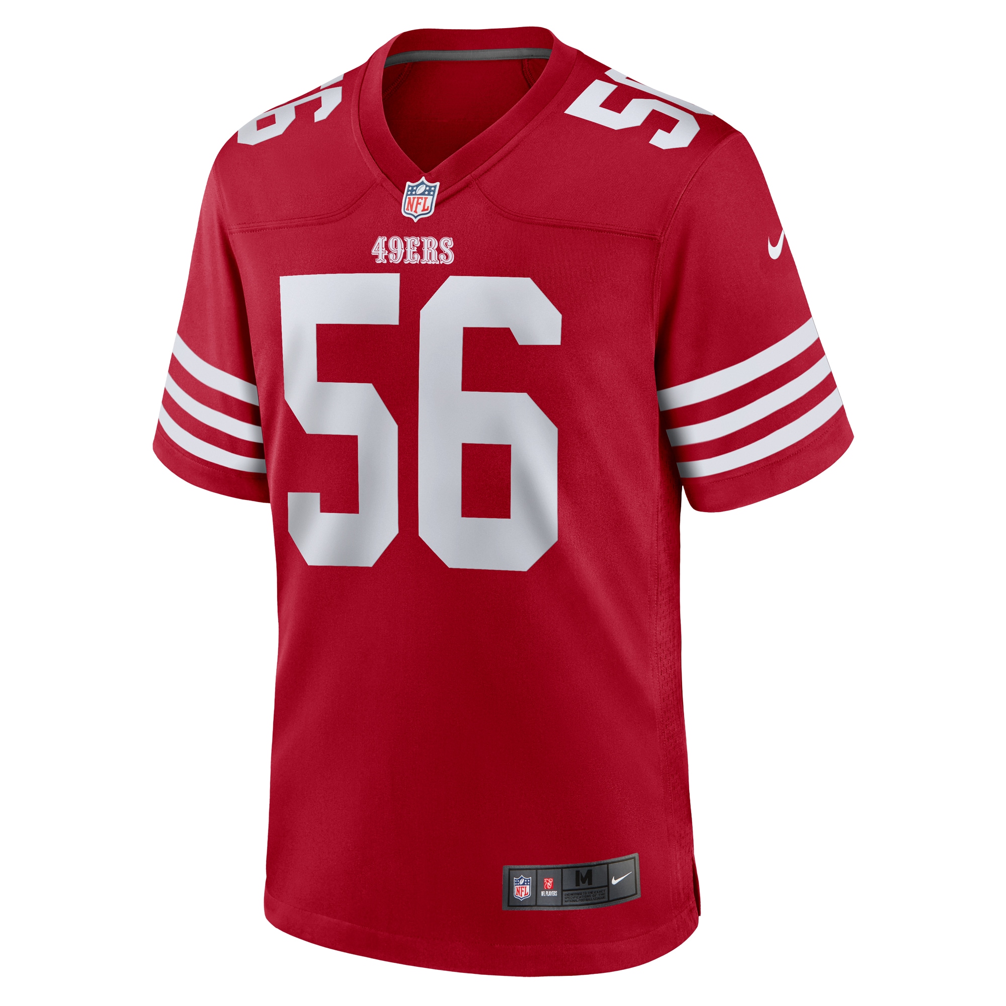 Leonard Floyd San Francisco 49Ers Nike Team Game Jersey Scarlet - Image 2