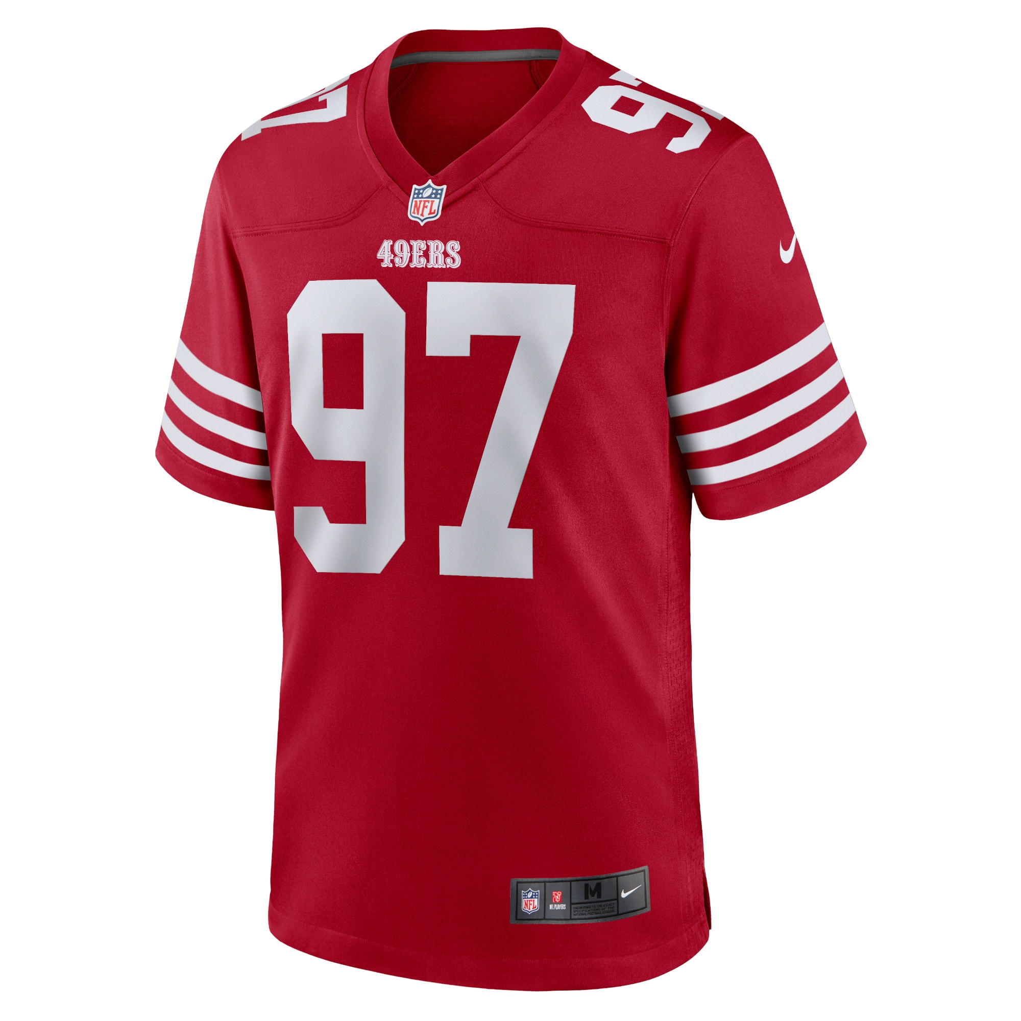 Nick Bosa San Francisco 49Ers Nike Player Game Jersey Scarlet - Image 2