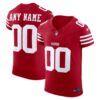 San Francisco 49Ers Nike Vapor FUSE Elite Custom Jersey Scarlet