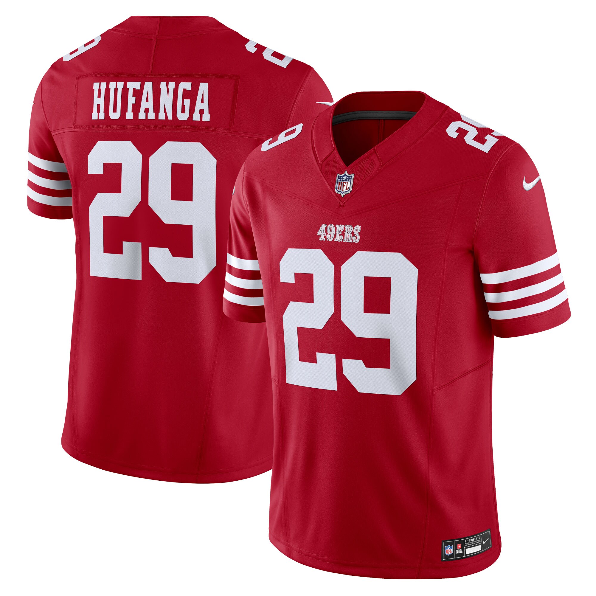 Talanoa Hufanga San Francisco 49Ers Nike Vapor FUSE Limited Jersey Scarlet