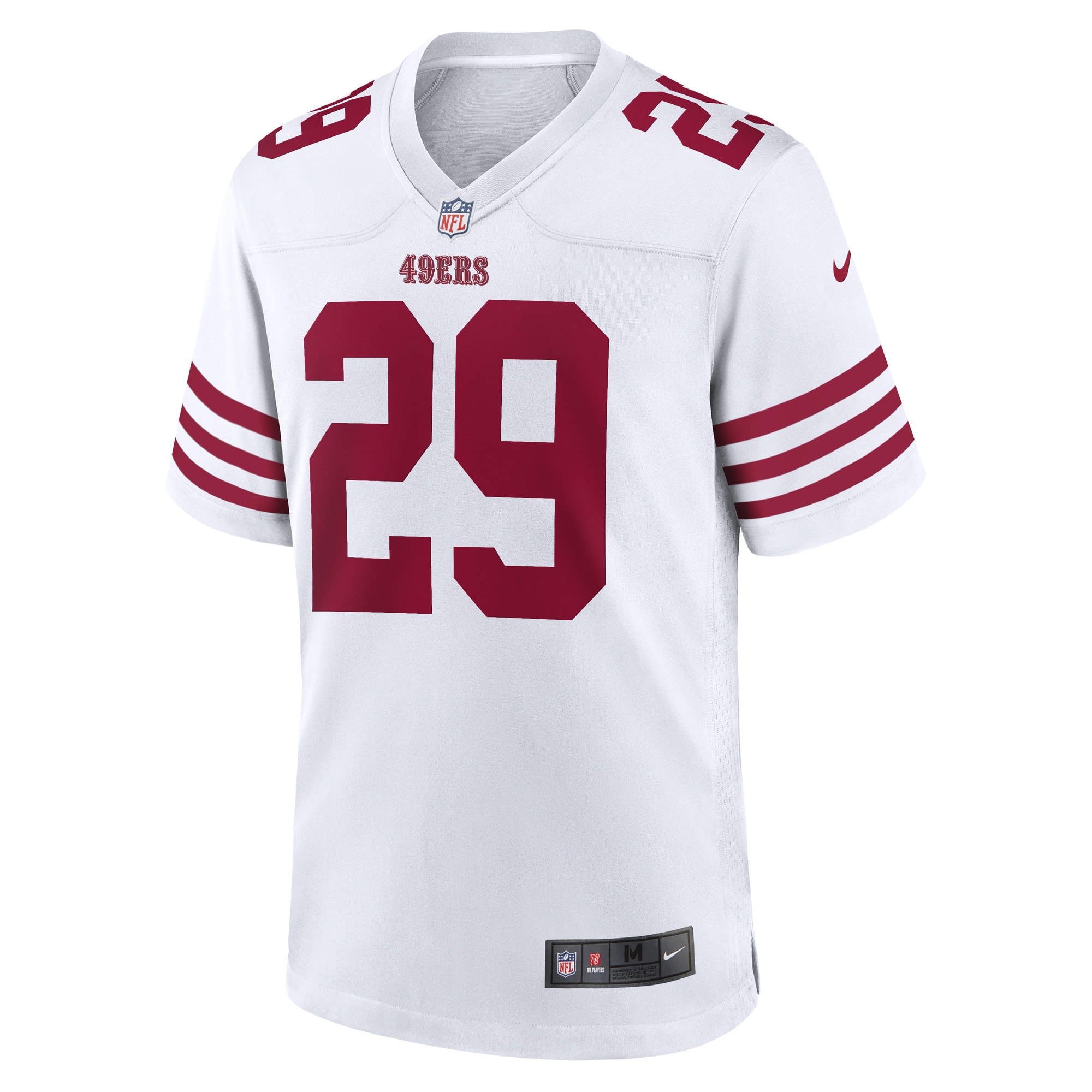 Talanoa Hufanga San Francisco 49Ers Nike Away Game Player Jersey White - Image 2