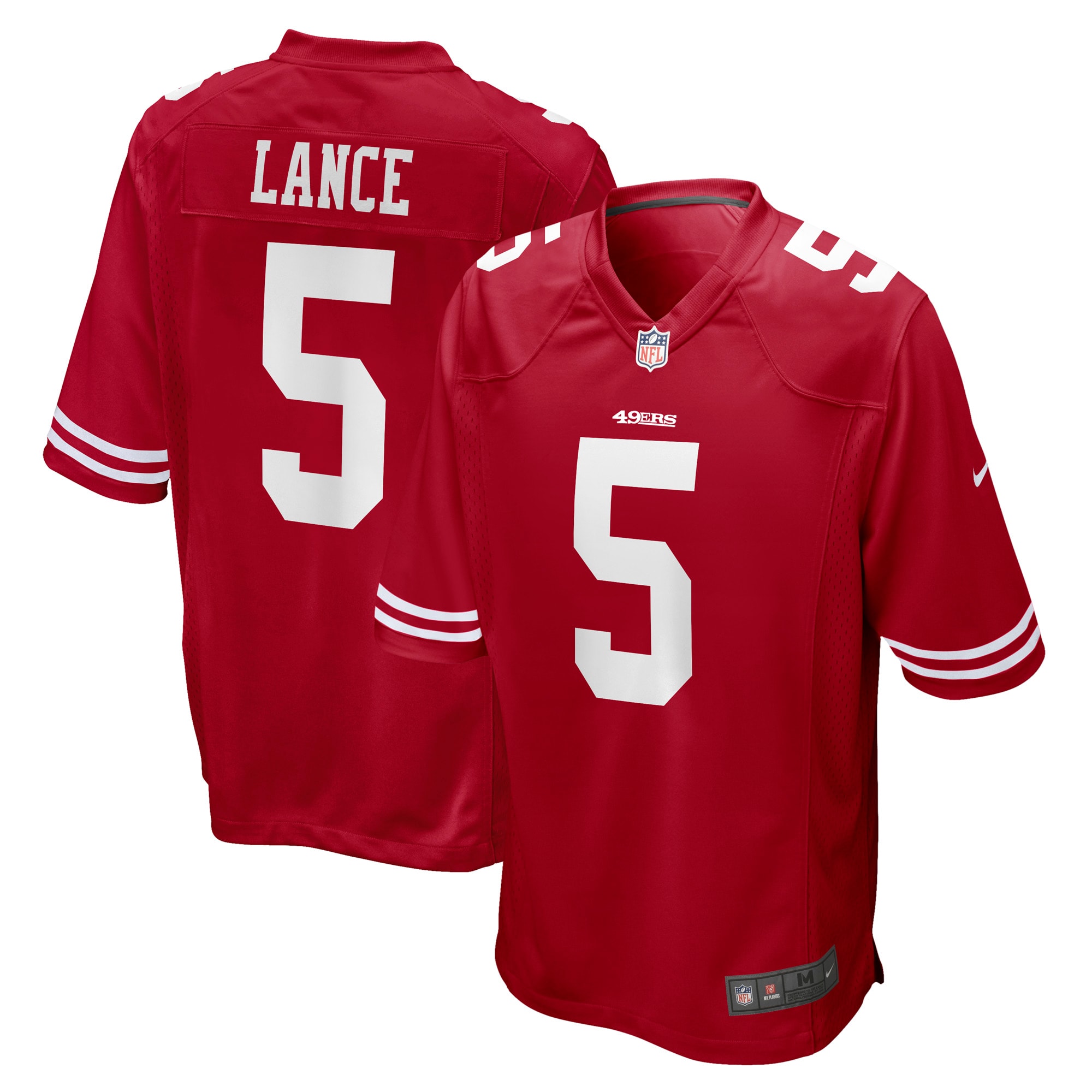 Trey Lance San Francisco 49Ers Nike Game Jersey Scarlet