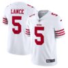 Trey Lance San Francisco 49Ers Nike Vapor Limited Jersey White