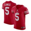 Trey Lance San Francisco 49Ers Nike Vapor Elite Jersey Scarlet
