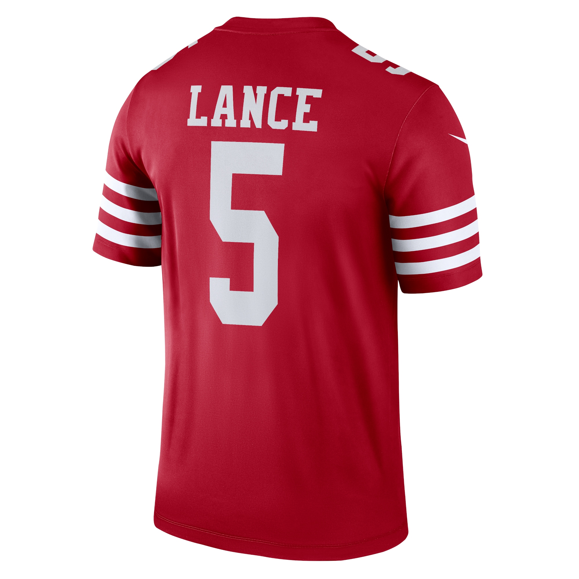 Trey Lance San Francisco 49Ers Nike Team Legend Player Performance Top Scarlet - Image 3