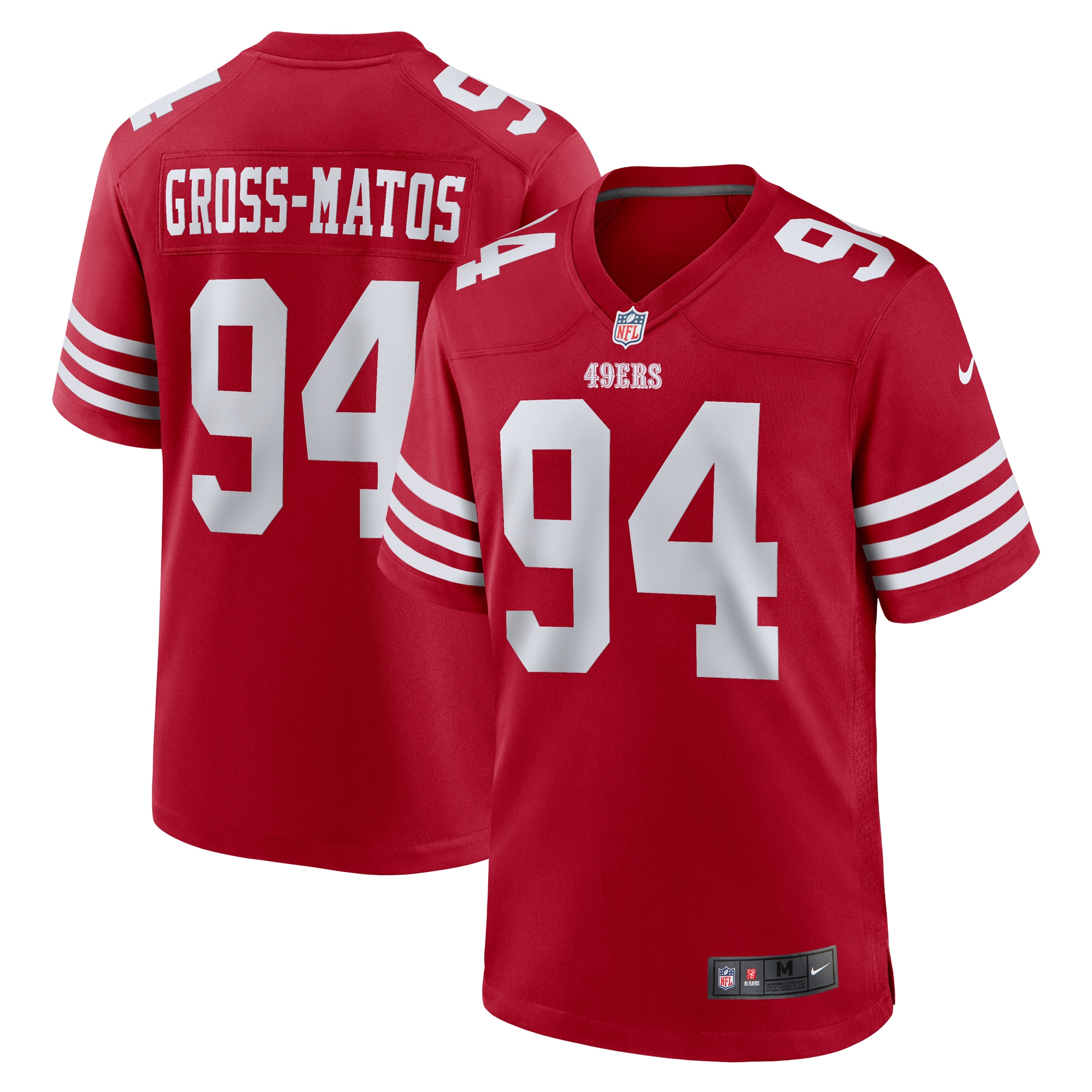 Yetur Gross Matos San Francisco 49Ers Nike Team Game Jersey Scarlet