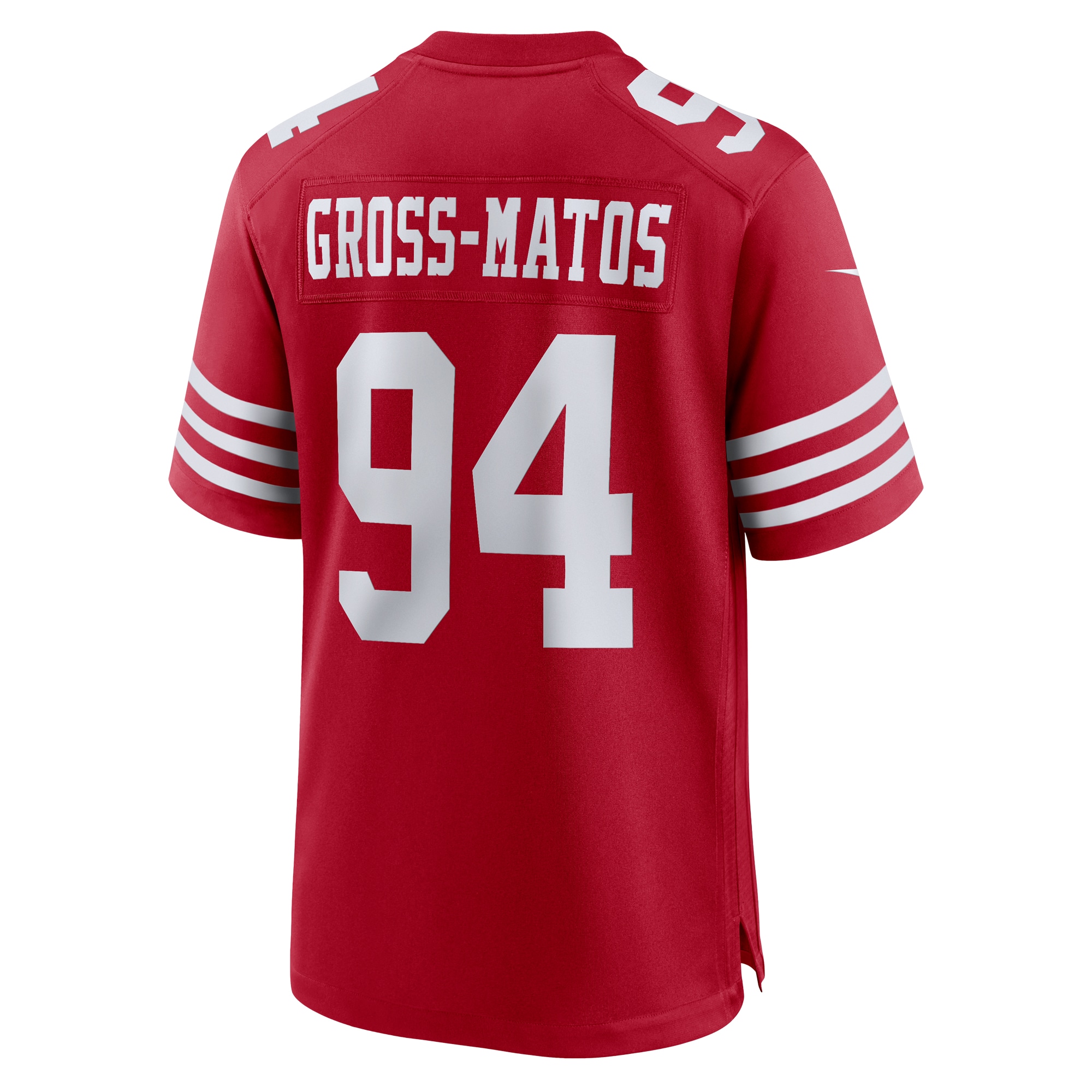 Yetur Gross Matos San Francisco 49Ers Nike Team Game Jersey Scarlet - Image 3