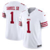 San Francisco 49Ers #1 Deebo Samuel Sr White 2024 FUSE Vapor Untouchable Limited Jersey
