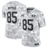 San Francisco 49Ers #85 George Kittle Arctic Camo 2024 FUSE Salute To Service Limited Football Stitched Jersey