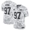 San Francisco 49Ers #97 Nick Bosa Arctic Camo 2024 FUSE Salute To Service Limited Football Stitched Jersey