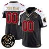 49ers Faithful To The Bay Patch Vapor Limited Custom Jersey V6 – All Stitched – Youth – Black Alternate