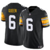 Pittsburgh Steelers #6 Patrick Queen Black 2023 FUSE Vapor Untouchable Limited Stitched Football Jersey