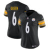 Pittsburgh Steelers #6 Patrick Queen Black Vapor Stitched Football Jersey