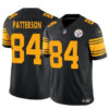 Pittsburgh Steelers #84 Cordarrelle Patterson Black 2024 FUSE Color Rush Limited Jersey