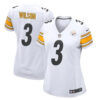 Pittsburgh Steelers #3 Russell Wilson Jersey – White