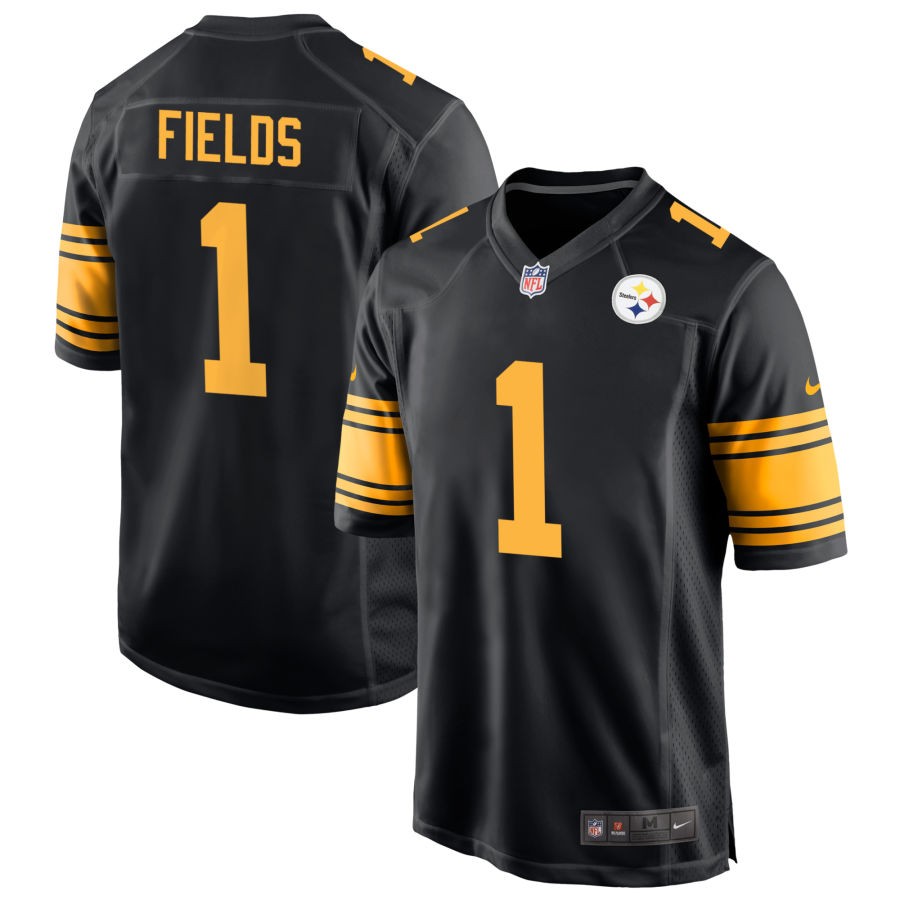 Pittsburgh Steelers #1 Justin Fields 3 Jersey