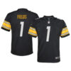 Pittsburgh Steelers #1 Justin Fields Game Jersey – Black1 Jpg