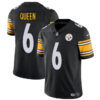 Pittsburgh Steelers #6 Patrick Queen Black Vapor Untouchable Limited Stitched Football Jersey