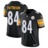 Pittsburgh Steelers #84 Cordarrelle Patterson Black Vapor Stitched Football Jersey Jersey