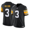 Pittsburgh Steelers #3 Russell Wilson Black FUSE Vapor Untouchable Limited Football Stitched Jersey