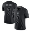 Pittsburgh Steelers #3 Russell Wilson RFLCTV Limited Game Men Jersey – Black