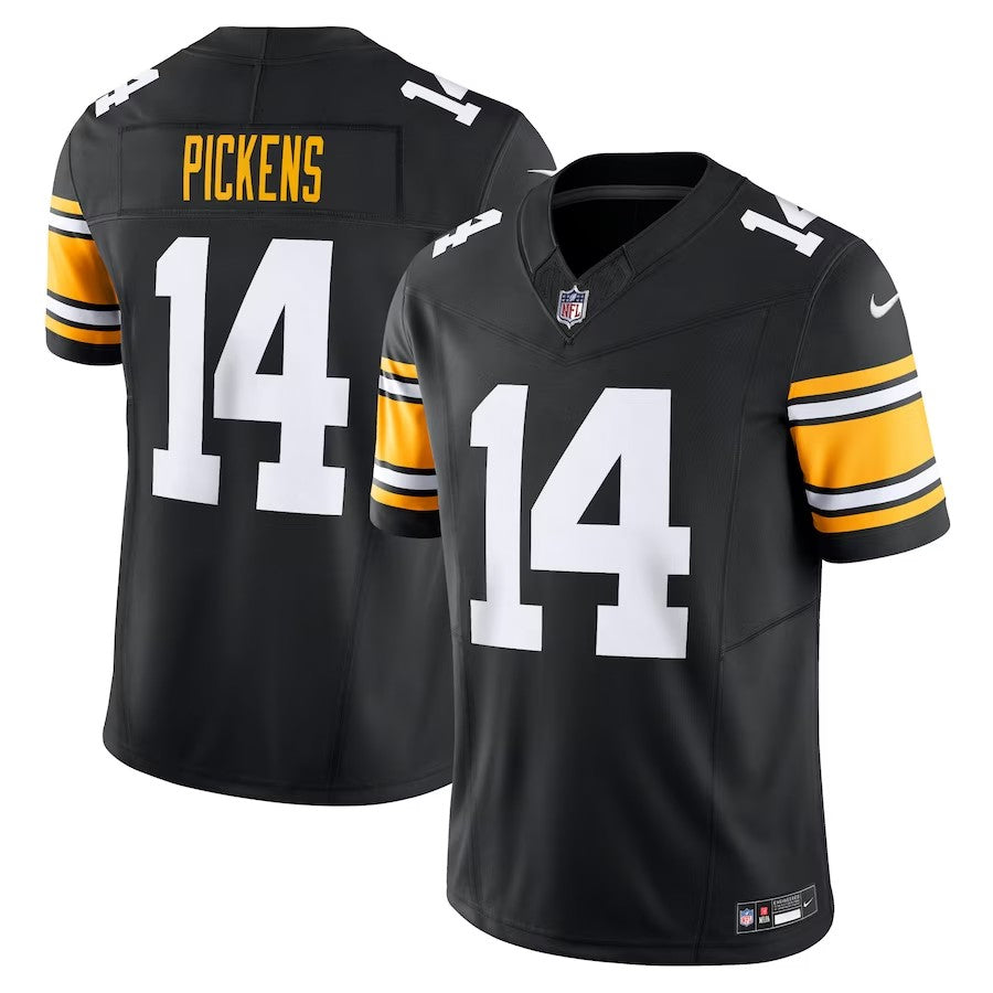 Pittsburgh Steelers #14 George Pickens Vapor FUSE Limited Jersey – Black