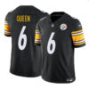 Pittsburgh Steelers #6 Patrick Queen Black FUSE Vapor Untouchable Limited Stitched Football Jersey