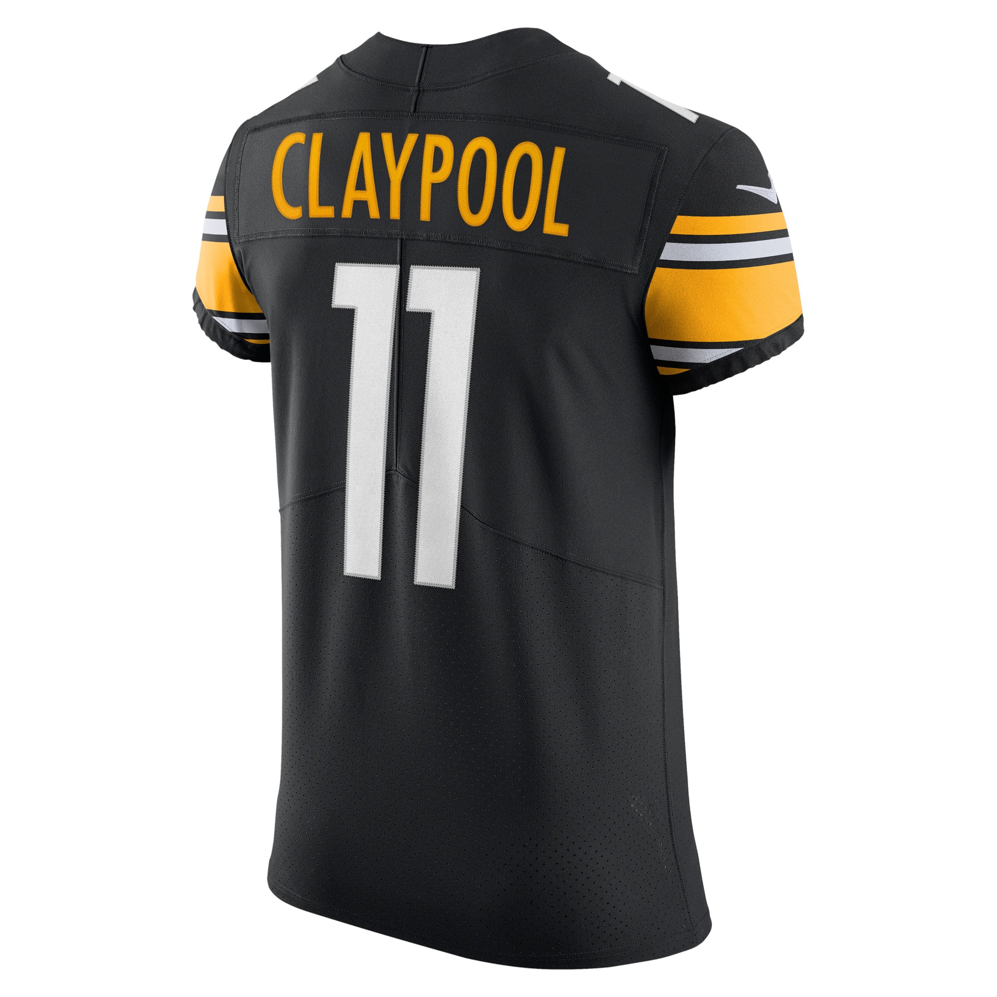Chase Claypool Pittsburgh Steelers Nike Vapor Elite Player Jersey Black - Image 3