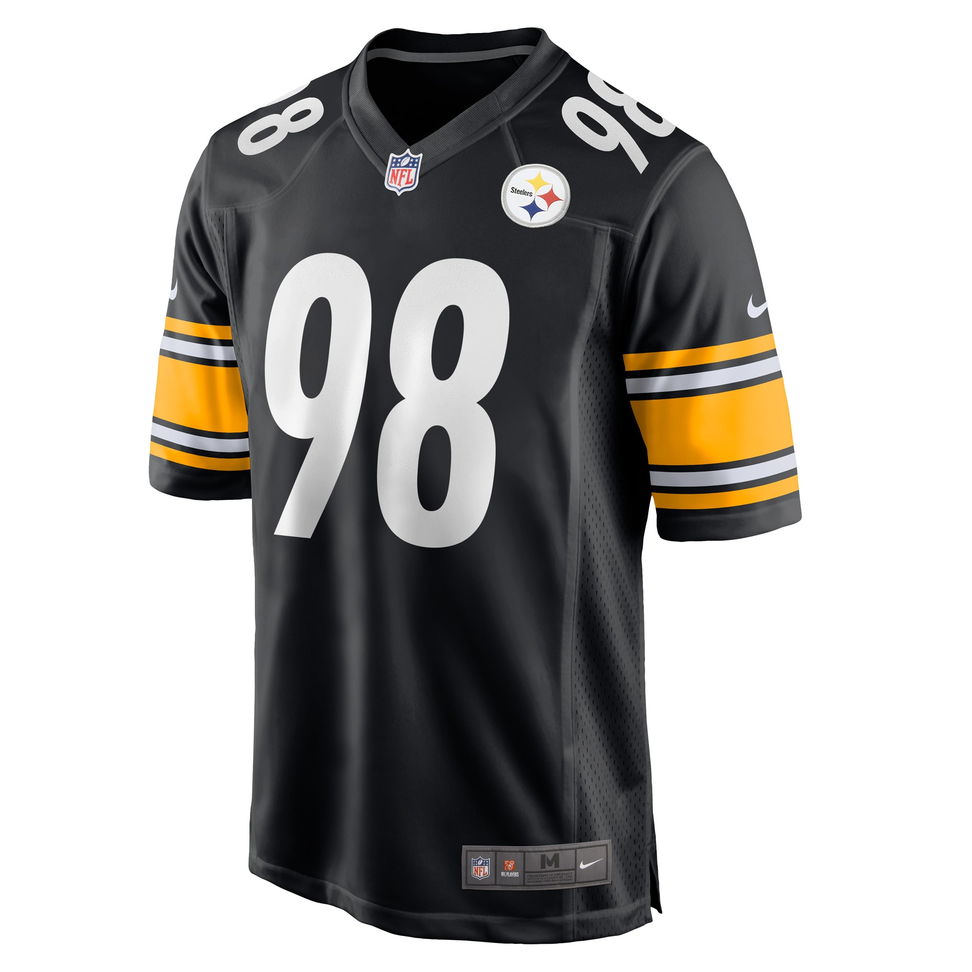 Demarvin Leal Pittsburgh Steelers Nike Game Player Jersey Black - Image 2