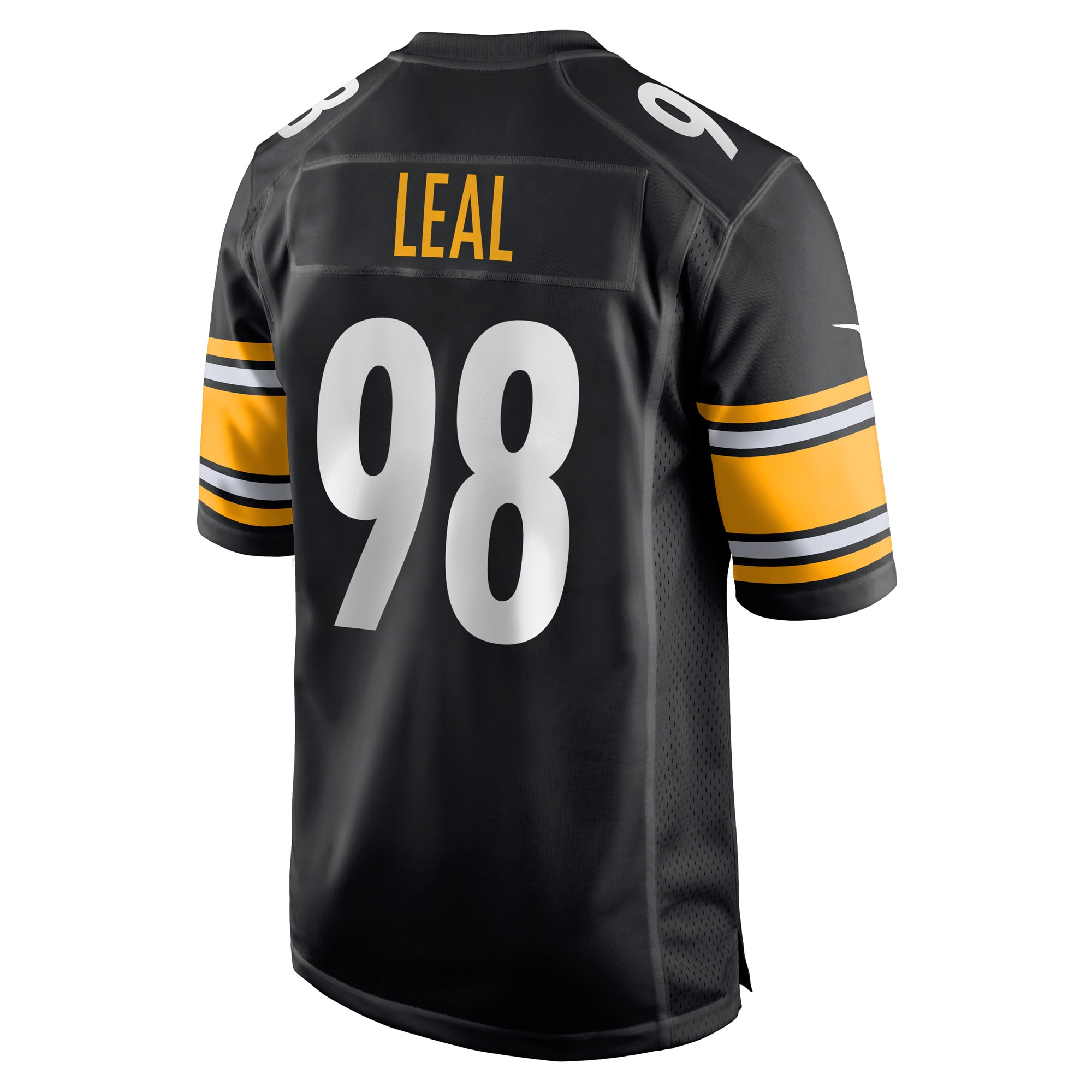 Demarvin Leal Pittsburgh Steelers Nike Game Player Jersey Black - Image 3